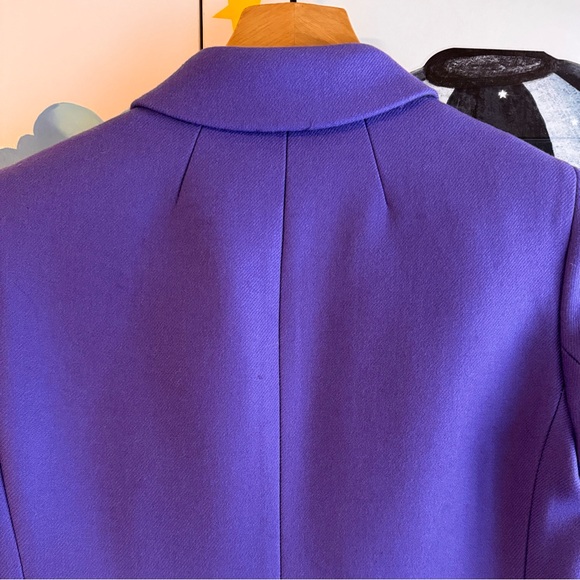 JCrew icy purple Parke Topcoat $350 worn one time - Picture 13 of 14